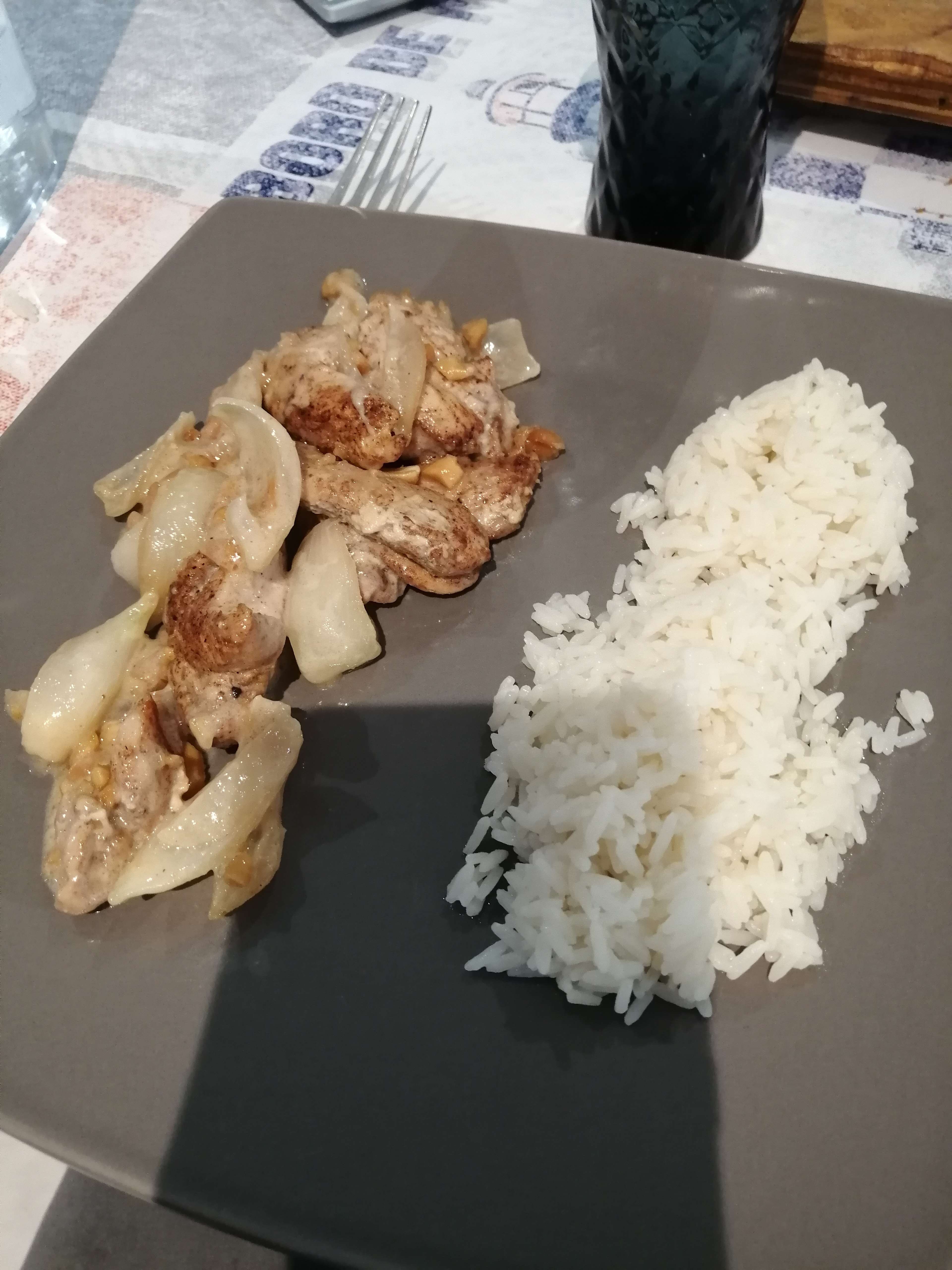 Poulet sauce cacahuète